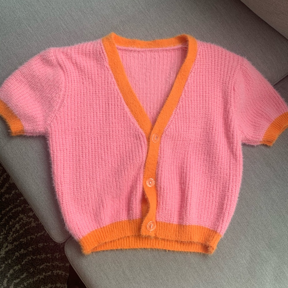 Fuzzy cardigan